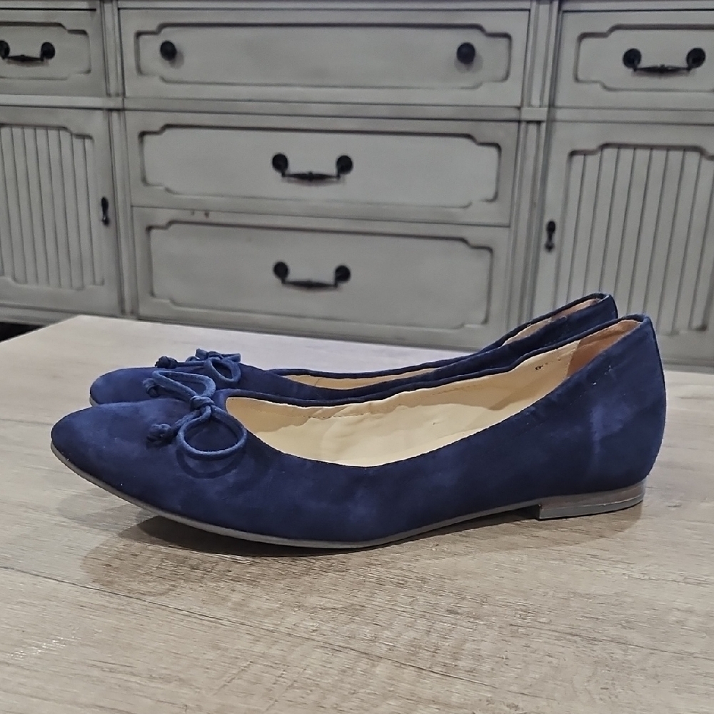 hogul Elegant Blue Women's Ballet Flats size 4 1/2 AU 7 USA